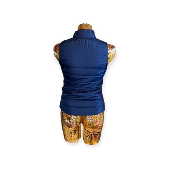 Atmosphere vest top zip front blue sleeveless Sz 2 XS - Picture 4 of 9